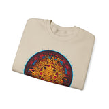 Neon Aztec Calendar Unisex Sweatshirt