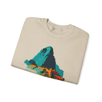 Machu Picchu Minimalist Sacred City Unisex Sweatshirt