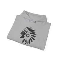 Tribal Warrior Headdress Emblem Illustration Unisex Hoodie