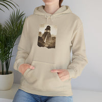 Vintage Tikal Jungle Temple Sepia Print Unisex Hoodie