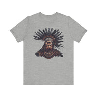 Tribal Feather Headdress Warrior Unisex T-Shirt