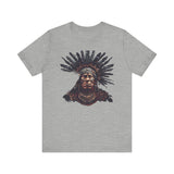 Tribal Feather Headdress Warrior Unisex T-Shirt