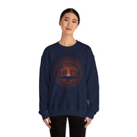 Tribal Ceremony Around Sacred Fire Glyph Style Unisex Sweatshirt