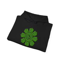 Aztec Plant Spiral Symbol Unisex Hoodie