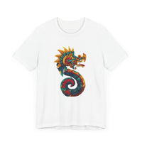 Aztec Serpent God Quetzalcoatl Modern Tribal Style Unisex T-Shirt