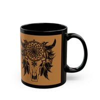 Tribal Thunderbird Sacred Symbol Illustration Black Mug