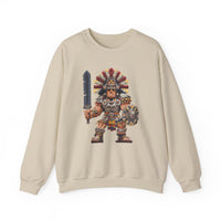 Aztec Blade Hero Pixel Art Unisex Sweatshirt