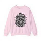 Ah Puch Death God Petroglyph Skull Unisex Sweatshirt