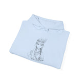 Brave Inca Girl Ink Warrior Portrait Unisex Hoodie
