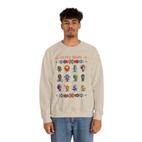 Pixel Art Aztec Gods Mythology Unisex Sweatshirt