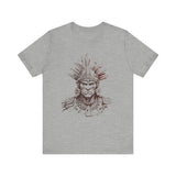 Maya Warrior Ink Portrait Unisex T-Shirt