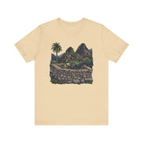 Andean Cliffside Inca Citadel Graphic Unisex T-Shirt