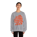 PreColumbian Aztec Head Icon Unisex Sweatshirt