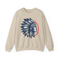 Tribal Visionary Chief Emblem Illustration Unisex Sweatshirt