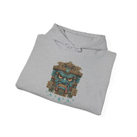 Tlaloc Rain God Stone Face Glyph Unisex Hoodie