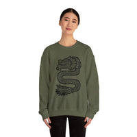 Dragon Aztec Illustration Unisex Sweatshirt