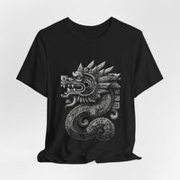 Aztec Serpent Quetzalcoatl Tribal Design Unisex T-Shirt