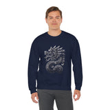 Aztec Serpent Quetzalcoatl Tribal Design Unisex Sweatshirt