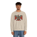 Aztec Solar Eagle Emblem Illustration Unisex Sweatshirt