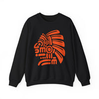 PreColumbian Aztec Head Icon Unisex Sweatshirt