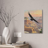 Royal Andean Condor Inca Spirit at Dusk Canvas