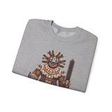 8-Bit Aztec Warrior Pixel Art Style Unisex Sweatshirt