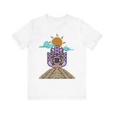 Eye of the Sun Pyramid Illustration Unisex T-Shirt