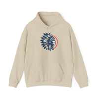 Tribal Visionary Chief Emblem Illustration Unisex Hoodie