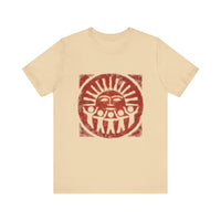 Radiant Tribal Sun Worship Inca Style Unisex T-Shirt