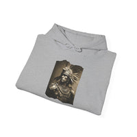 Vintage Inca Warrior Sepia Portrait Unisex Hoodie