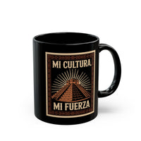 Mayan Pyramid Chichen Itza – Mi Cultura Mi Fuerza Black Mug
