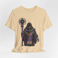 Cyber Temple Techno Priest Pixel Art Unisex T-Shirt