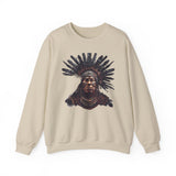 Tribal Feather Headdress Warrior Unisex Sweatshirt