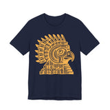 Aztec Eagle Pyramid Emblem Unisex T-Shirt