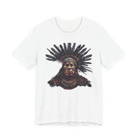 Tribal Feather Headdress Warrior Unisex T-Shirt