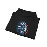 Tribal Visionary Chief Emblem Illustration Unisex Hoodie