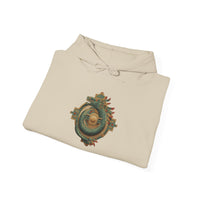 Quetzalcoatl Feathered Sun Glyph Unisex Hoodie