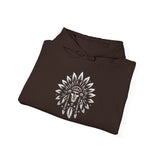 Sacred Tribal Chief Emblem Illustration Unisex Hoodie
