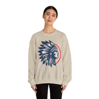 Tribal Visionary Chief Emblem Illustration Unisex Sweatshirt