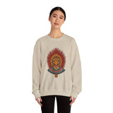 Aztec Warrior Priestess in Eagle Headdress Unisex Sweatshirt