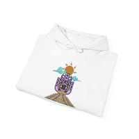 Eye of the Sun Pyramid Illustration Unisex Hoodie
