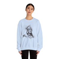 Inca Warrior Line Art Tribal Design Unisex Sweatshirt