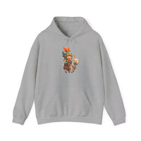 Chibi Inca Warrior Riding Llama Cartoon Unisex Hoodie