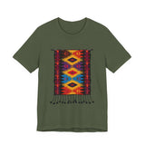 Indigenous Andean Geometric Textile Pattern Unisex T-Shirt