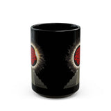 Eclipse of the Sun God Illustration Black Mug