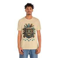Tlaloc Ancient Rain Mask Glyph Unisex T-Shirt