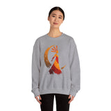 Mama Killa Inca Moon Goddess Glyph Style Unisex Sweatshirt