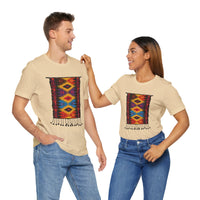 Indigenous Andean Geometric Textile Pattern Unisex T-Shirt