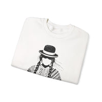 Distress Peruvian Traditional Woman Unisex Sweatshirt