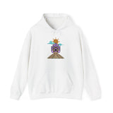 Eye of the Sun Pyramid Illustration Unisex Hoodie